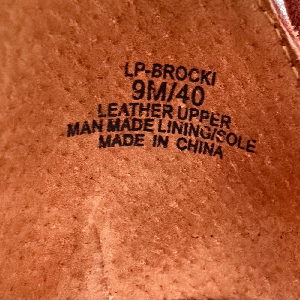 Lucky Brand Women’s Brocki Woven Orange Leather Wrap Flats Shoes Size 9 - Picture 9 of 11